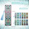 12-Piece DIY Diamond Art Bookmarks Kit – 5D Acrylic Dotz Rhinestone Floral Bookmarks for Adults, Women, Beginners with Tassels, Diamond Painting Craft Supplies